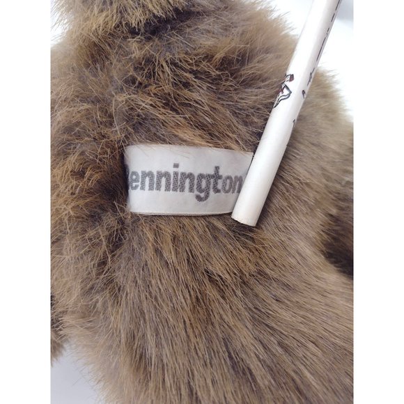 Plush Vintage Brown Teddy Bear By Pennington Stuffed Animal Display Kids Toy - Picture 6 of 7